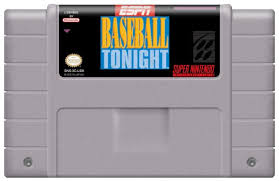ESPN BASEBALL TONIGHT NINTENDO SNES
