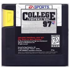 COLLEGE FOOTBALL USA 97 THE ROAD TO NEW ORLEANS SEGA GENESIS