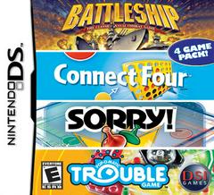 BATTLESHIP / CONNECT FOUR / SORRY / TROUBLE NINTENDO DS