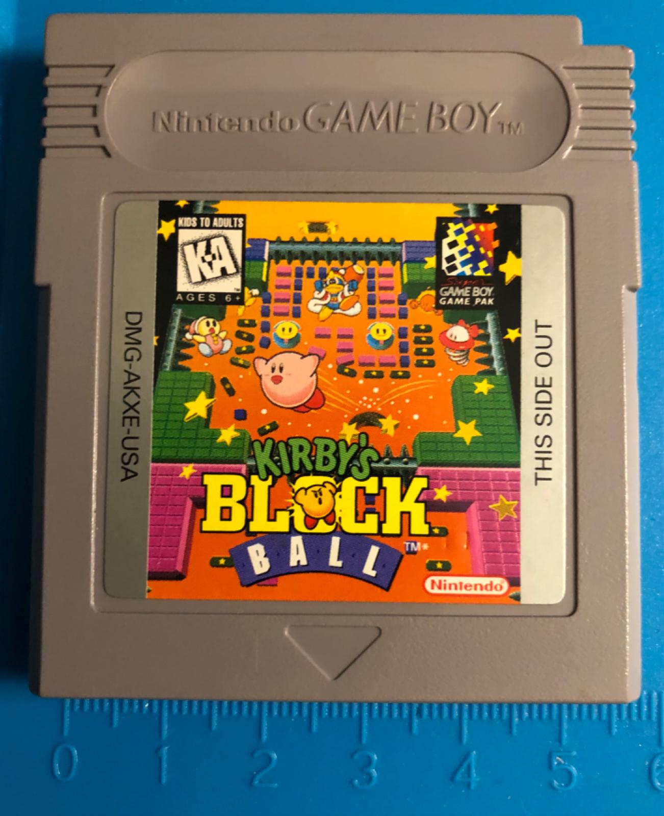 Kirby's Block Ball Game Boy
