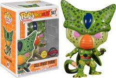 FUNKO POP ANIMATION DRAGON BAL Z #947 CELL FIRST FORM GLOWS IN THE DARK SPECIAL EDITION