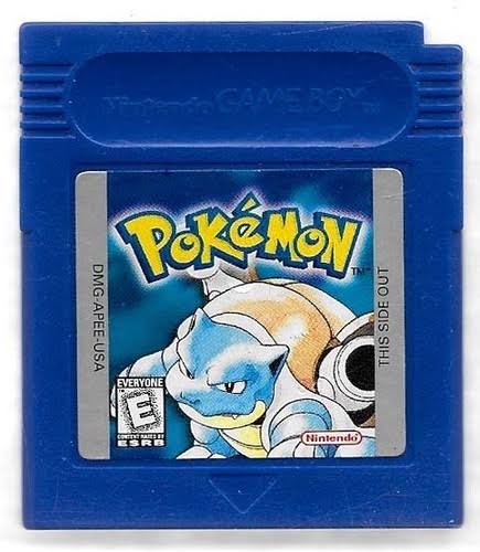 POKEMON BLUE VERSION GAMEBOY