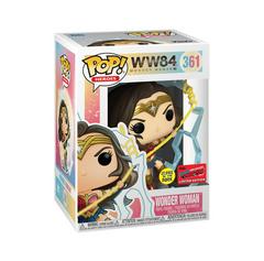 FUNKO POP HEROES WW84 2020 FALL CONVENTION LIMITED EDITION #361 WONDER WOMAN GLOW IN THE DARK