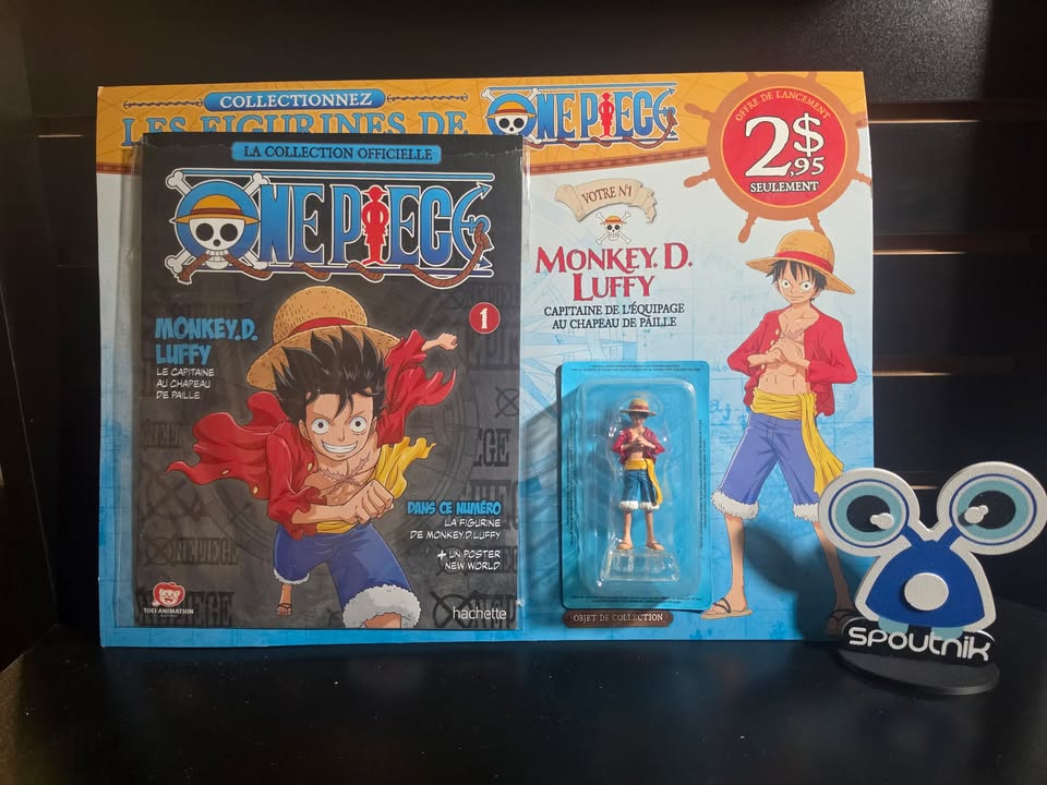 FIGURINE COLLECTION HACHETTE ONE PIECE MONKEY D LUFFY N° 01 MANGA
