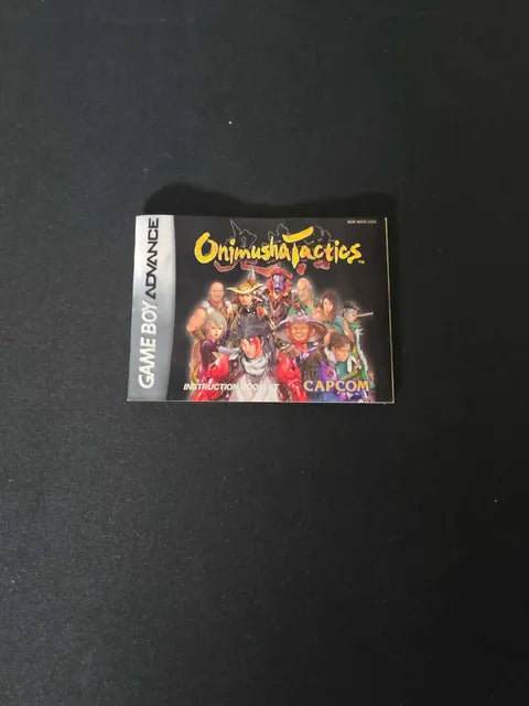 ONIMUSHATACTICS INSTRUCTION BOOKLET GBA