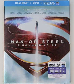 MAN OF STEEL / L'HOMME D'ACIER BLU-RAY + DVD