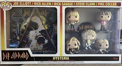 FUNKO POP ALBUMS DEF LEPPARD HYSTERIA #37 JOE ELLIOTT / RICK ALLEN / RICK SAVAGE / STEVE CLARK / PHIL COLLEN