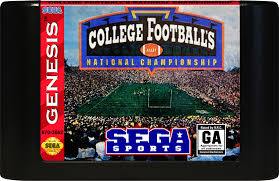 COLLEGE FOOTBALL'S NATIONAL CHAMPIONSHIP SEGA GENESIS