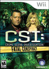 CSI FATAL CONSPIRACY NINTENDO WII ORIGINAL