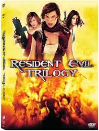 RESIDENT EVIL TRILOGY DVD FILMS
