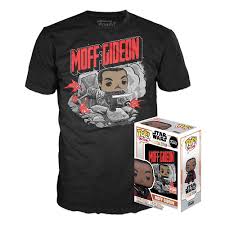FUNKO POP TEES STAR WARS THE MANDALORIAN MOFF GIDEON & UNISEX T-SHIRT XL