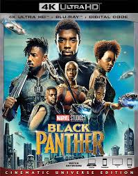 BLACK PANTHER 4K BLU-RAY FILMS