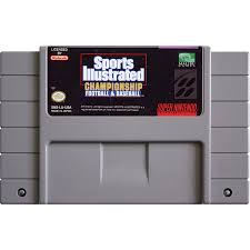 SPORT ILLUSTRATED CHAMPIONSHIP FOOTBALL & BASEBALL NINTENDO SNES