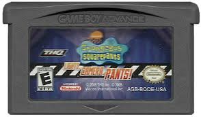 SPONGEBOB SQUAREPANTS LIGHTS CAMERA PANTS GBA