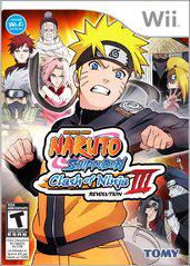 NARUTO SHIPPUDEN CLASH OF NINJA 3 REVOLUTION NINTENDO WII ORIGINAL