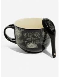 HARRY POTTER THE MAURAUDERS MAP CERAMIC MUG WITH SPOON AUTRES