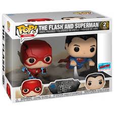 JUSTICE LEAGUE THE FLASH AND SUPERMAN FUNKO POP