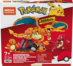 NEW MEGA CONSTRUX POKEMON CHARMANDER EVOLUTION SET AUTRES