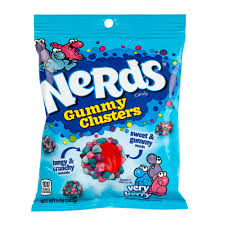 NERDS GUMMY CLUSTERS VERY BERRY BONBONS