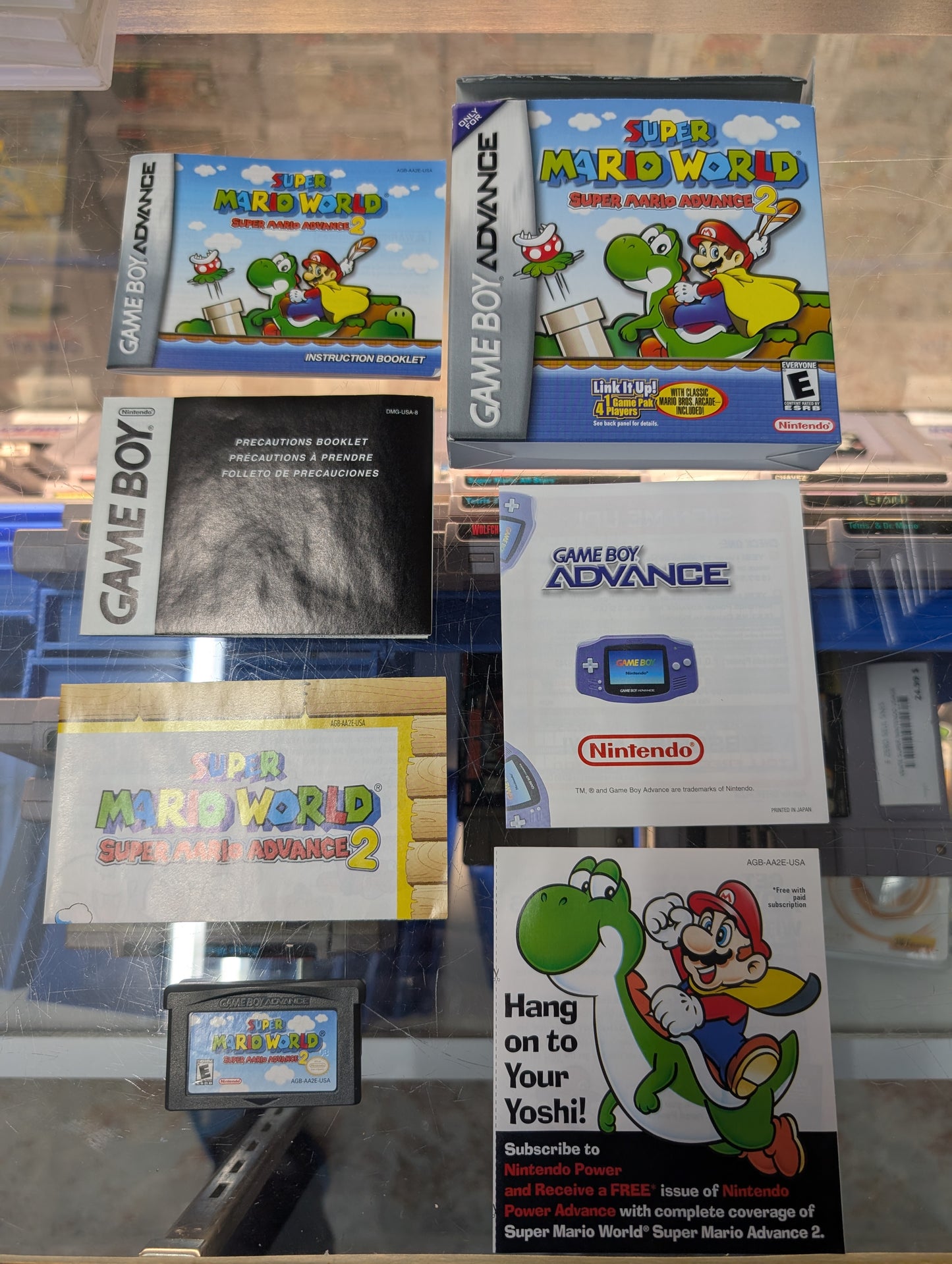 SUPER MARIO WORLD SUPER MARIO ADVANCE 2 GBA