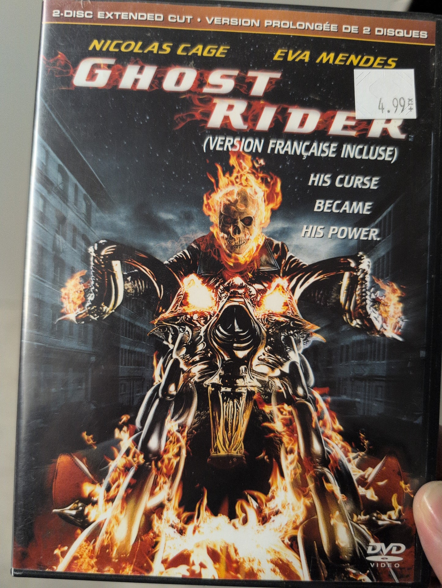 GHOST RIDER FILM DVD