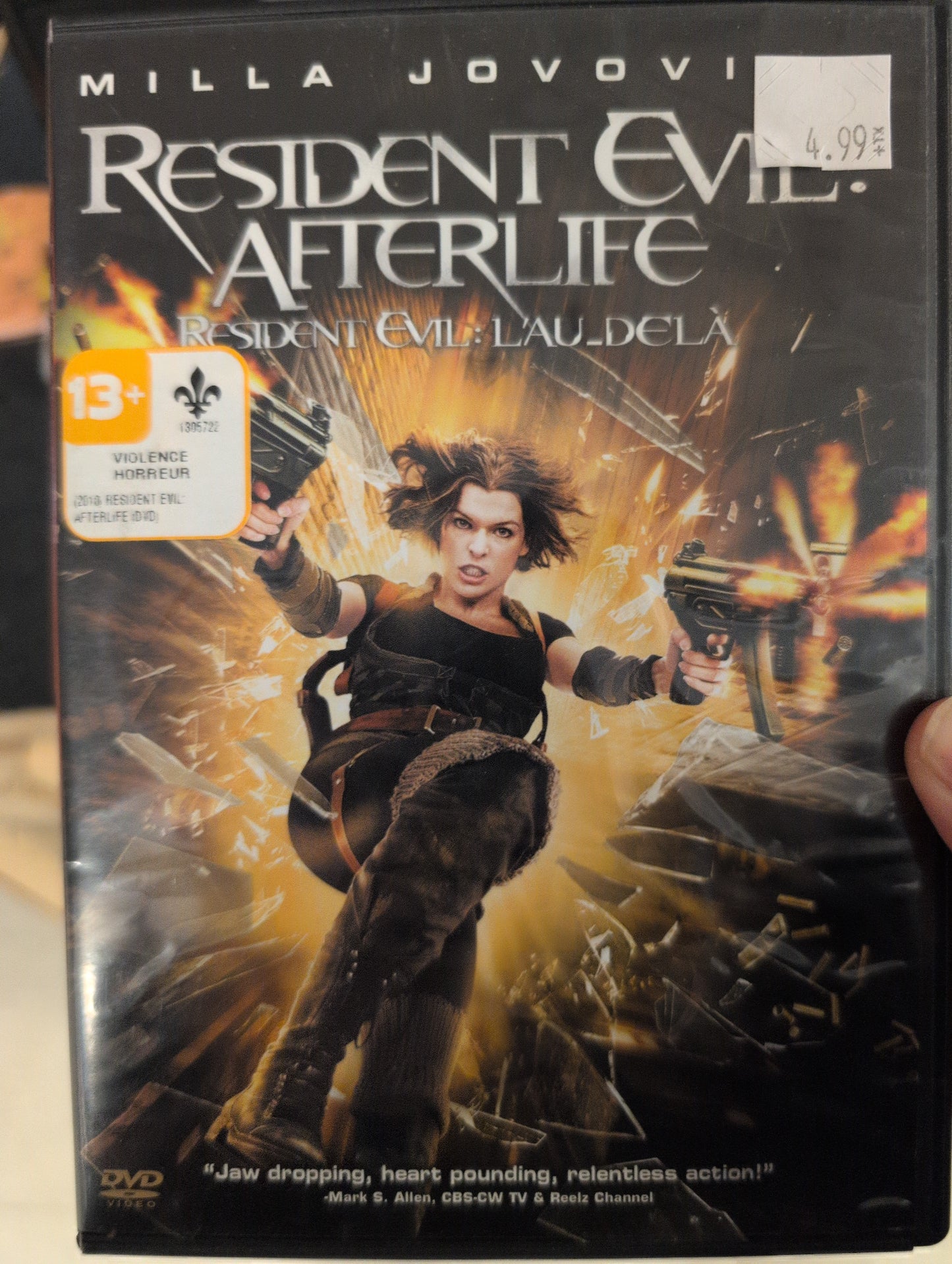 RESIDENT EVIL L'AU-DELA DVD FILM
