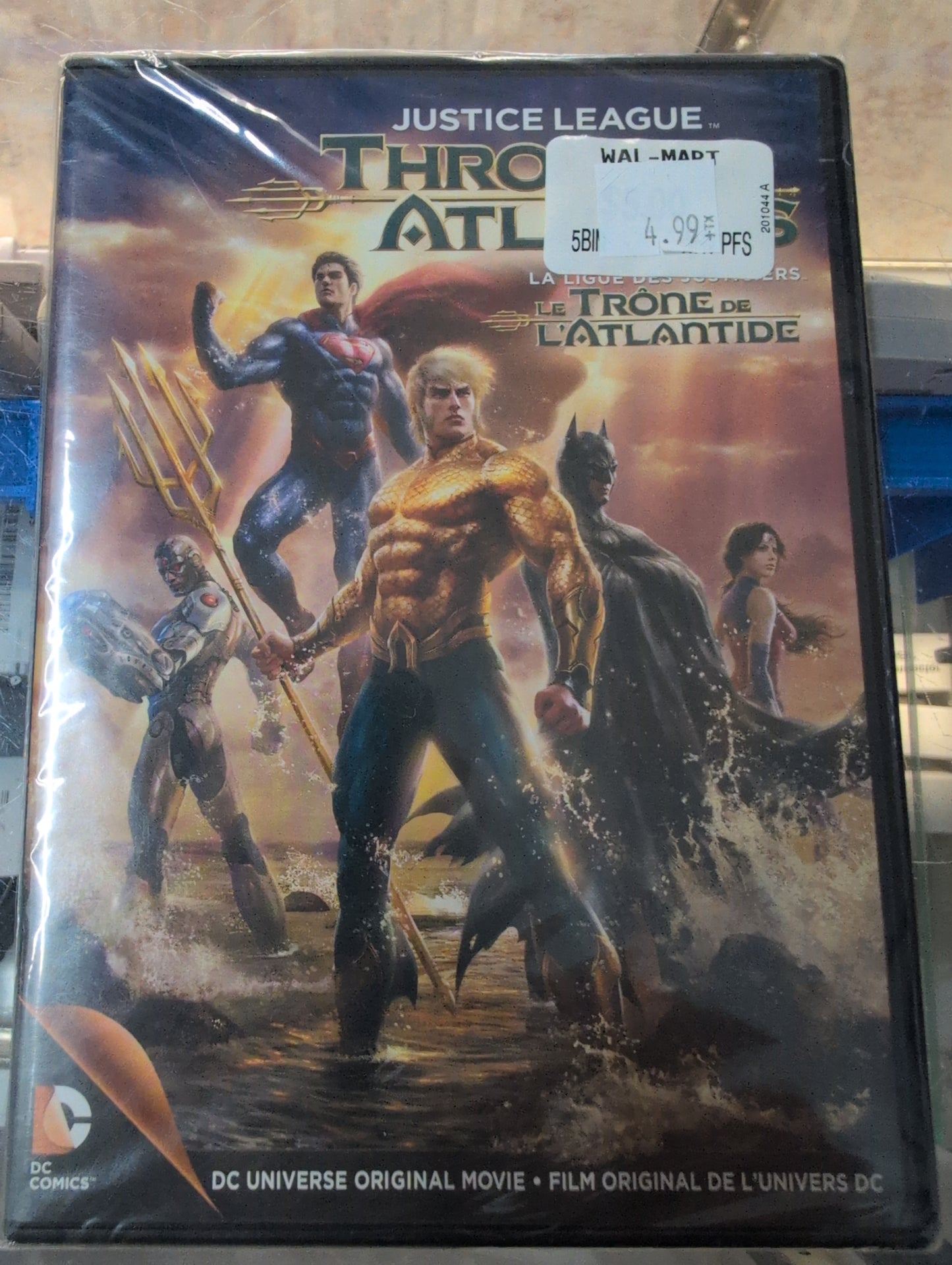 LA LIGUE DES JUSTICIERS LE TRONE DE L'ATLANTIDE FILM DVD