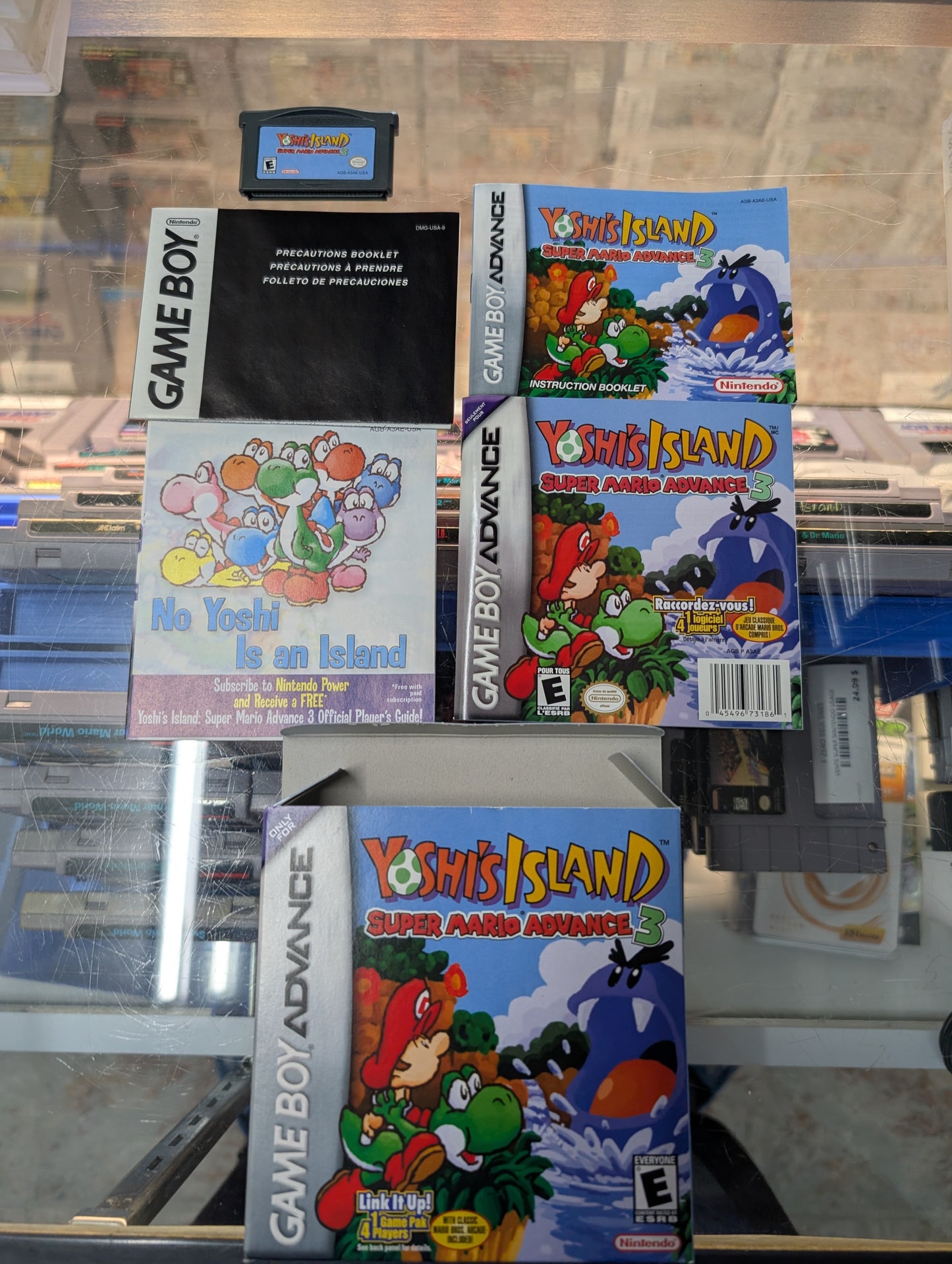 YOSHI'S ISLAND SUPER MARIO ADVANCE 3 GBA