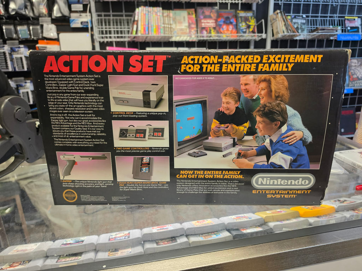 CONSOLES NINTENDO NES ACTION SET SYSTEM CONSOLE CIB