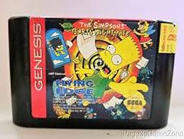 THE SIMPSON'S BART'S NIGHTMARE SEGA GENESIS