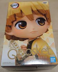 Q POSKET DEMON SLAYER ZENISU AGATSUMA B RARE SEPIA COLOR FIGHURE DOLL MANGAS