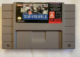 TECMO SUPER BOWL III  NINTENDO SNES