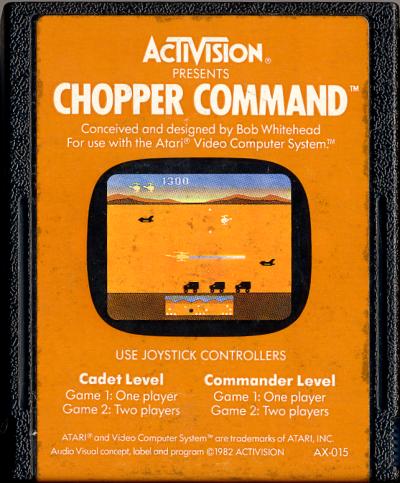 CHOPPER COMMAND ATARI 2600