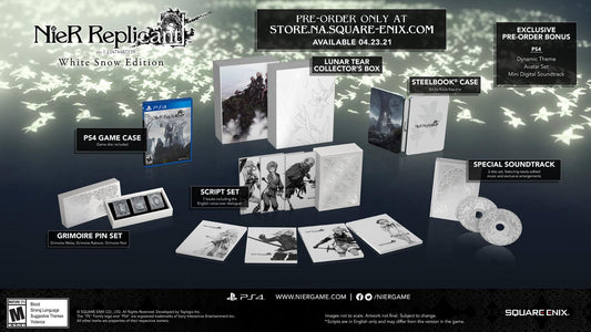 NIER REPLICANT VER. 1.22474487139 WHITE SNOW EDITION PS4