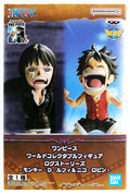 ONE PIECE LUFFY & NICO ROBIN WORLD COLLECTION FIGURINE 10CM
