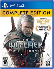 THE WITCHER 3 WILD HUNT COMPLETE EDITION  PS4
