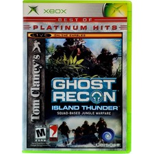 TOM CLANCY'S GHOST RECON ISLAND THUNDER BEST OF PLATINUM HITS  XBOX ORIGINAL