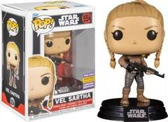 FUNKO POP STAR WARS #554 VEL SARTHA FUNKO 2022 WINTER CONVENTION LIMITED EDITION