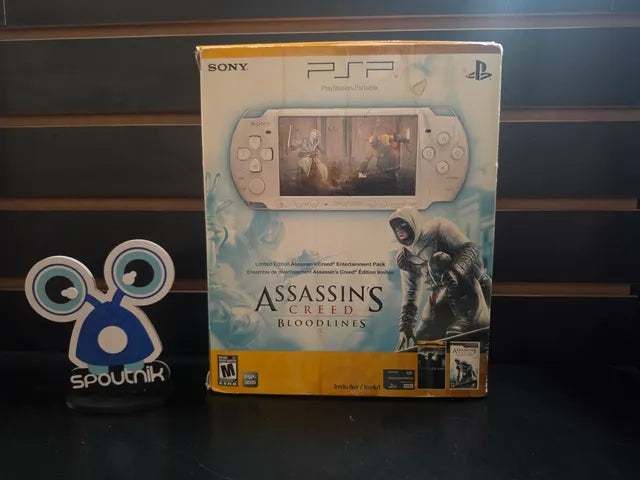 CONSOLE SONY PSP 3000 ASSASIN'S CREED BLOODLINES LIMITED EDITION CIB WHITE PEARL CONSOLES