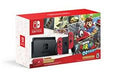 CONSOLE NINTENDO SWITCH RED CONTROLERS & MARIO CARYING CASE CONSOLES