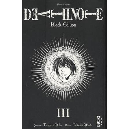 DEATH NOTE BLACK EDITION TOME III LIVRES MANGA