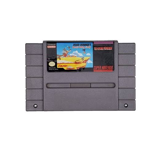 ROAD RUNNER'S DEATH VALLEY RALLY LOONEY TUNES NINTENDO SNES