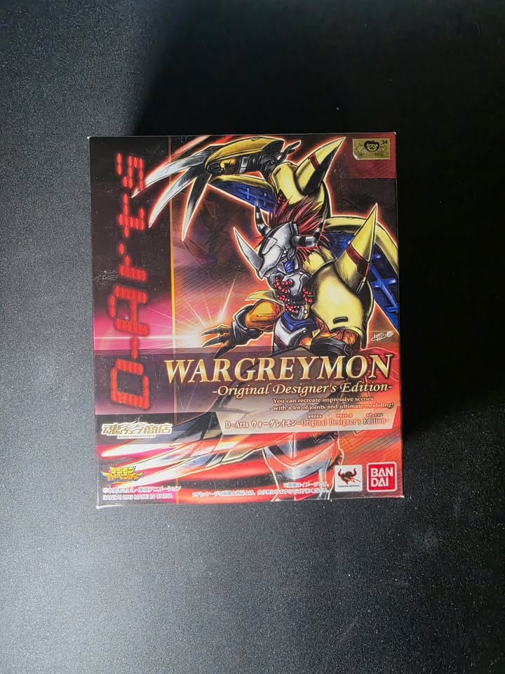 FIGURINE D-ARTS DIGIMON ADVENTURE WARGREYMON ORIGINAL DESIGNER'S EDITION
