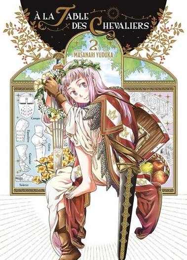 À LA TABLE DES CHEVALIERS TOME 2  PAR MASANARI YUDUKA LIVRES MANGA