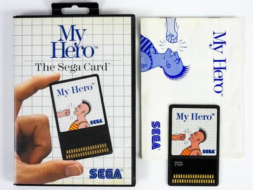 MY HERO THE SEGA CARD SEGA MASTER SYSTEM