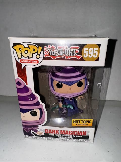 FUNKO POP ANIMATION YU-GI-OH! #595 DARK MAGICIAN HOT TOPIC EXCLUSIVE