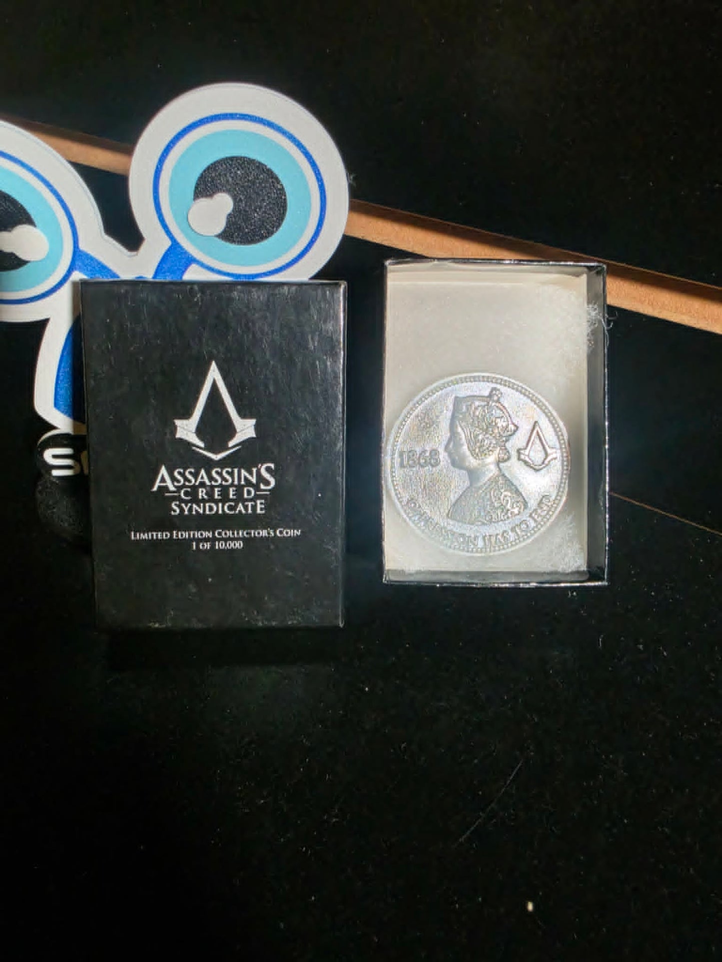 MÉDAILLON PIÈCE LIMITÉE ASSASSINS CREED SYNDICATE - L'OPPRESSION DOIT FINIR 1868