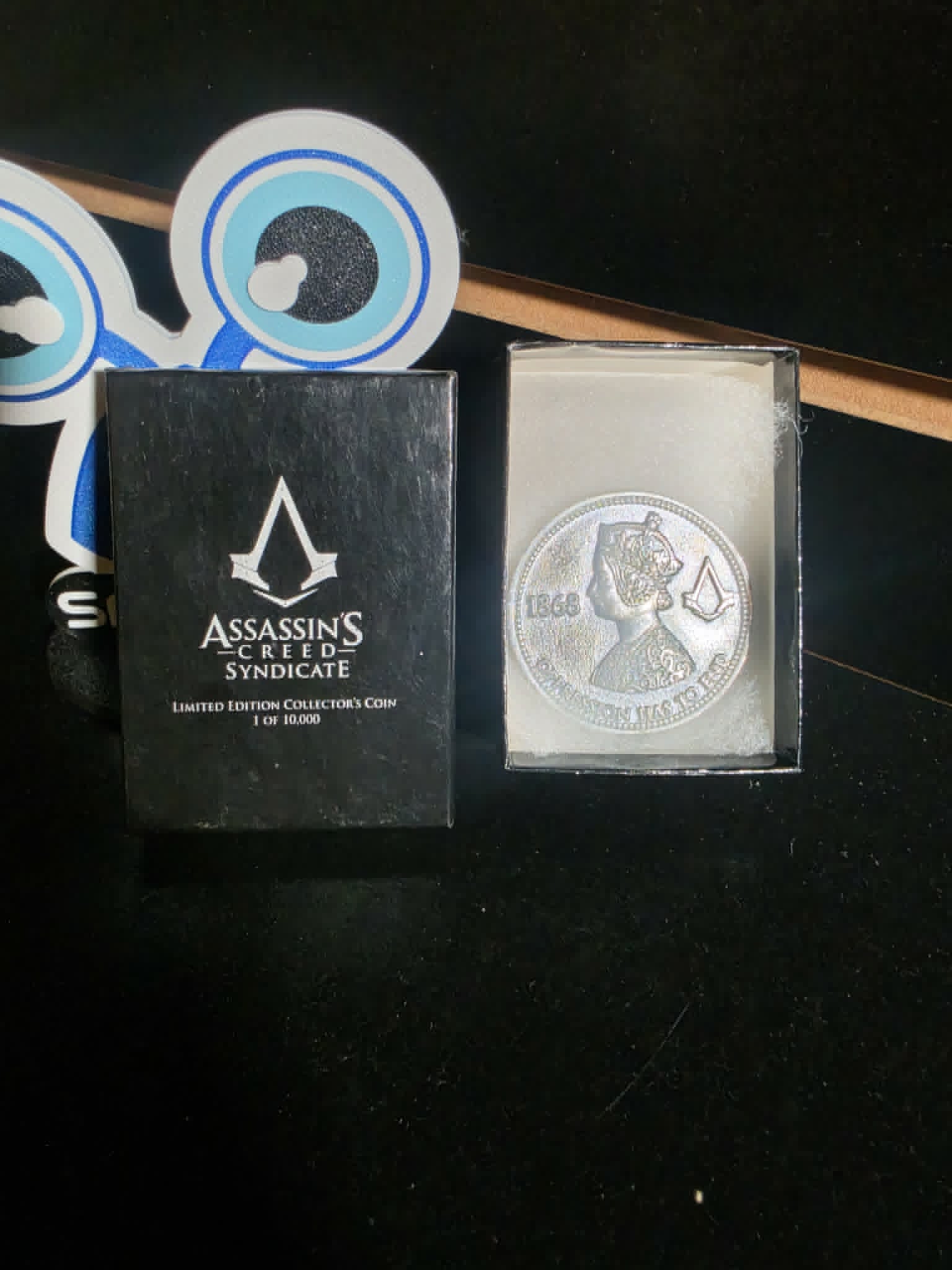 MÉDAILLON PIÈCE LIMITÉE ASSASSINS CREED SYNDICATE - L'OPPRESSION DOIT FINIR 1868
