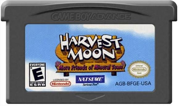 HARVEST MOON MORE FRIENDS OF MINERAL TOWN GBA