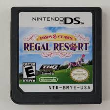 PAWS & CLAWS REGAL RESORT NINTENDO DS